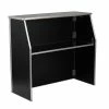 Wholesale ⌛ BarMan Portable Bar - Black Laminate - 4 FT. 🌟 -BarMan shop BAR 48 BK BPC 700x700