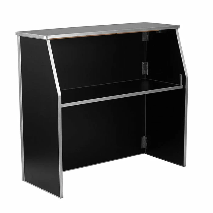 Portable Bar - Black Laminate - 4 FT. Wholesale ⌛ BarMan Portable Bar - Black Laminate - 4 FT. ???? -BarMan shop BAR 48 BK