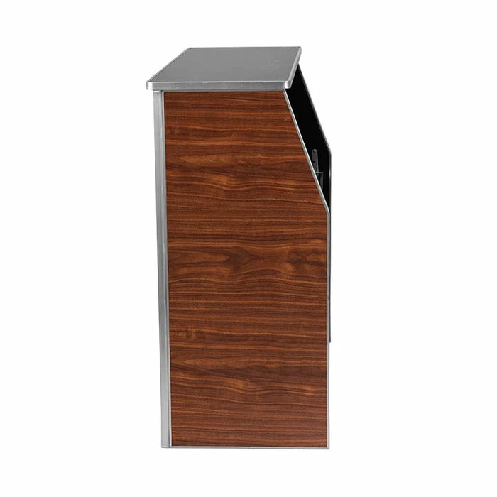 Portable Bar - Walnut Laminate - 4 FT. New ???? BarMan Portable Bar - Walnut Laminate - 4 FT. ???? -BarMan shop BAR 48 WAL BPC