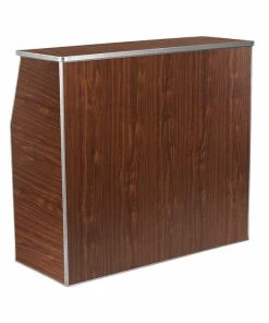 New ???? BarMan Portable Bar - Walnut Laminate - 4 FT. ???? 5 New ???? BarMan Portable Bar - Walnut Laminate - 4 FT. ???? -BarMan shop BAR 48 WAL BPC 3 700x700