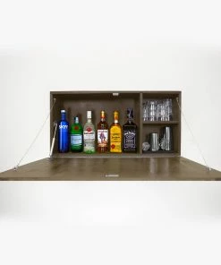 Promo ???? BarMan Murphy WalBAR™ - CUSTOMIZABLE Distillery Design ⌛ -BarMan shop FULLFRONTOPEN BRWN IMG 9849 5 Regularbottletops 2 800 700x700