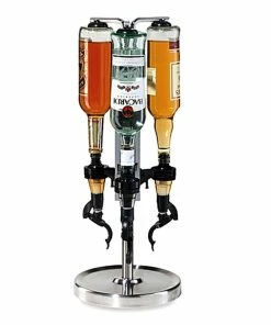 Hot Sale ✔️ BarMan Professional 3 Bottle Revolving Liquor Dispenser 🛒