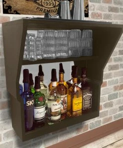 Flash Sale ???? BarMan WalBAR™ 3 Piece - CUSTOMIZABLE - 24 Inch - Distillery Design ???? -BarMan shop WALBAR BOTTOM BRWN IMG 1688 3 800px 700x700