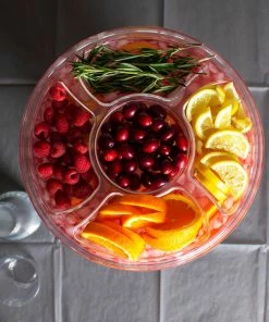 Brand new 👍 BarMan Beverage Dispenser W/garnish Tray Lid - 3.5 Gallon 🎁 -BarMan shop beverage dispencer with garnish tray scene2 700x700