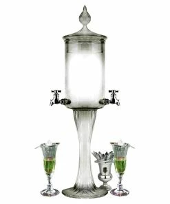 Coupon 😉 BarMan Absinthe Fountain - Twisted Glass 2 Spout 🎉