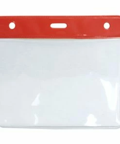 Coupon ✔️ BarMan Red Universal Clear Plastic Badge Holder 😉