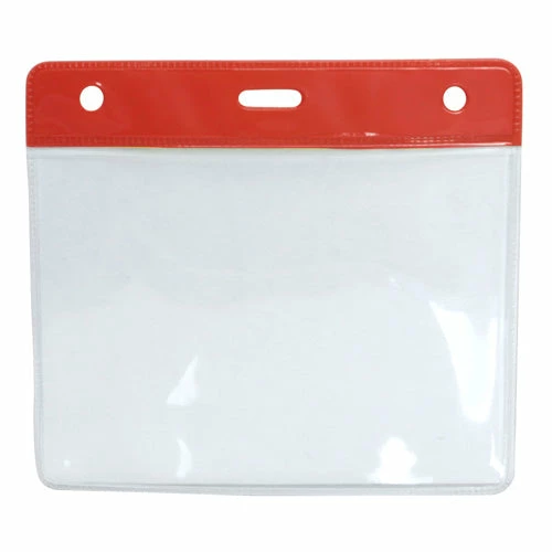 Coupon ✔️ BarMan Red Universal Clear Plastic Badge Holder 😉 3 Coupon ✔️ BarMan Red Universal Clear Plastic Badge Holder 😉