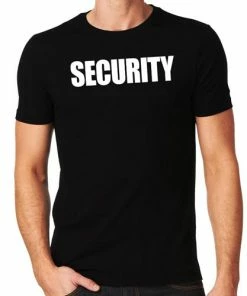 Discount 🤩 BarMan Security T-Shirt, Full Front & Back 💯