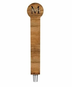 Cheap 🧨 BarMan CUSTOMIZABLE Wooden Tap Handles - Monogram Design - 2 Styles In 3 Sizes 🎁 -BarMan shop tap handle Web MONO 12IN RD 700x700