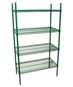 Coupon ⌛ BarMan Epoxy 🧥 Coated Wire Shelves 24" Depth (Various Sizes) ⌛