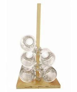 Deals 😍 BarMan Wood Mug Rack 🌟 -BarMan shop wood mug rack holder natural 1 700x700